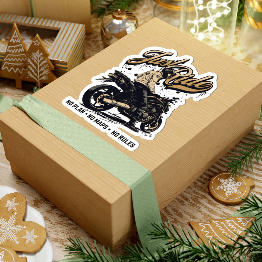 Just Ride Motorcycle Sticker