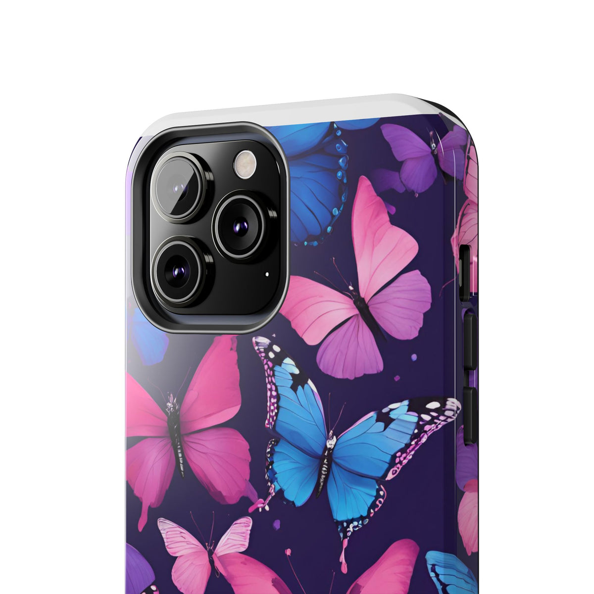 Butterfly Phone Case (Pink,Purple and Blue)