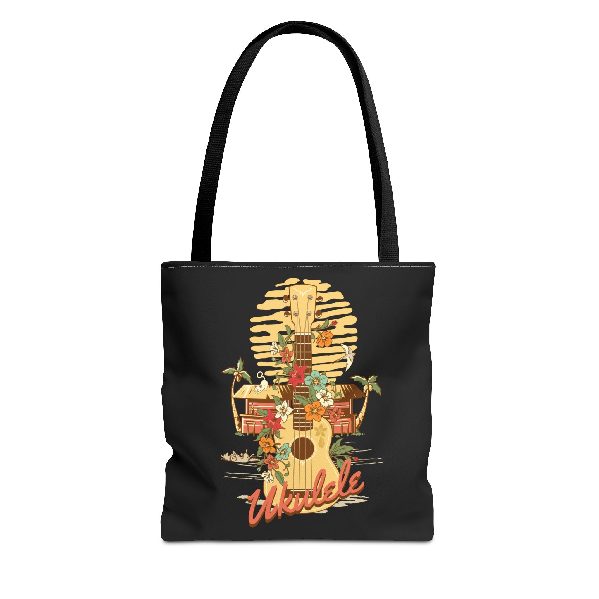 Ukulele Retro Tote Bag