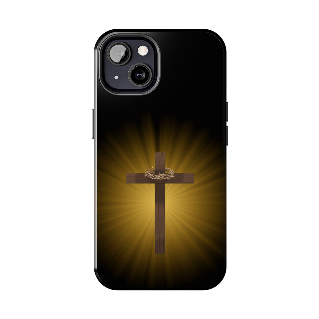 Cross and Crown of Thorns Phone Case