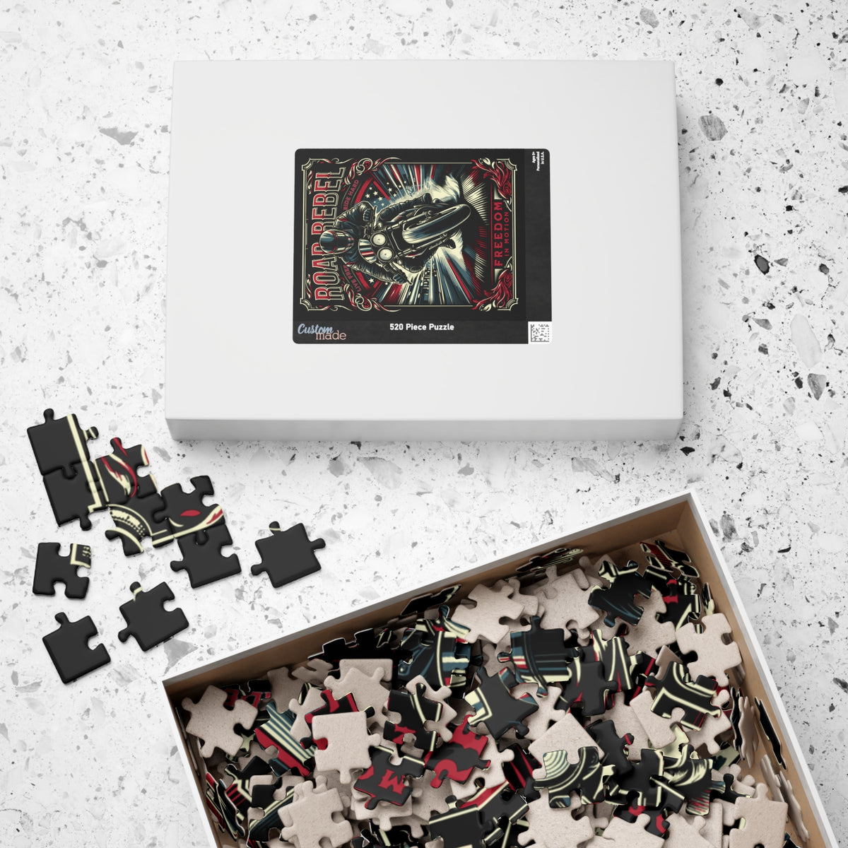 Road Rebel Motorcycle Puzzle (110/252/520 pcs)