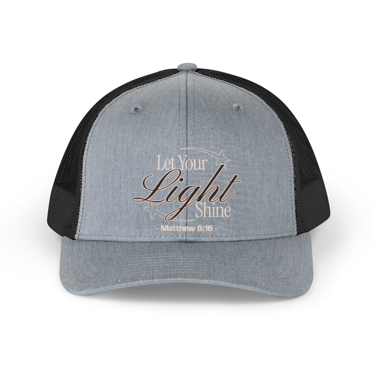 Let Your Light Shine Trucker Hat (Matthew 5:16)
