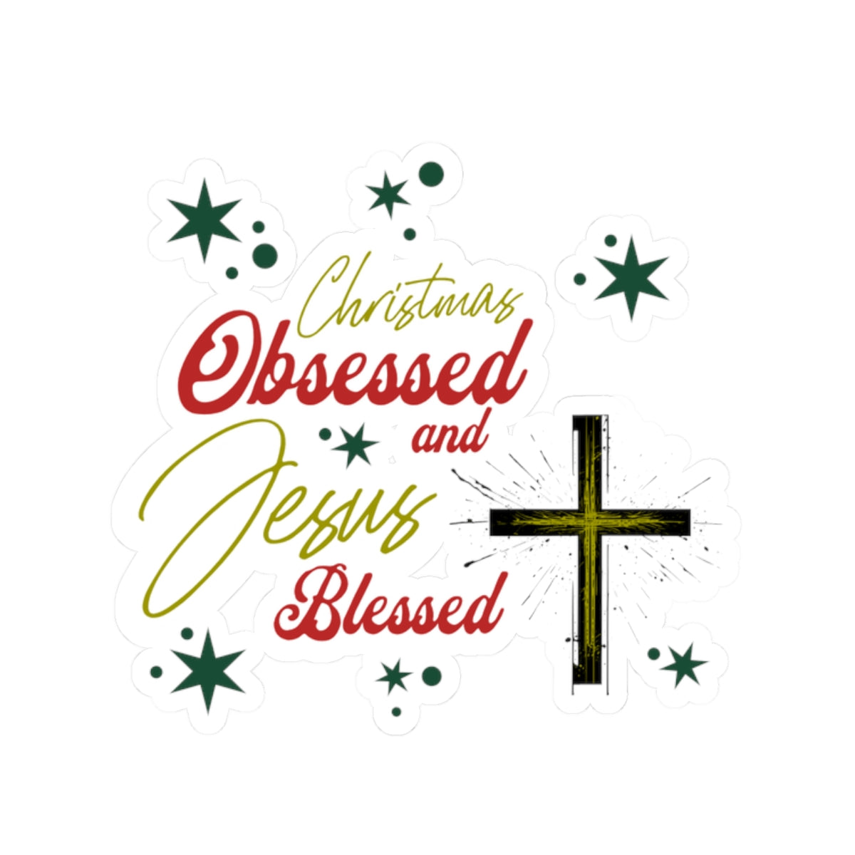 Christmas Obsessed Sticker
