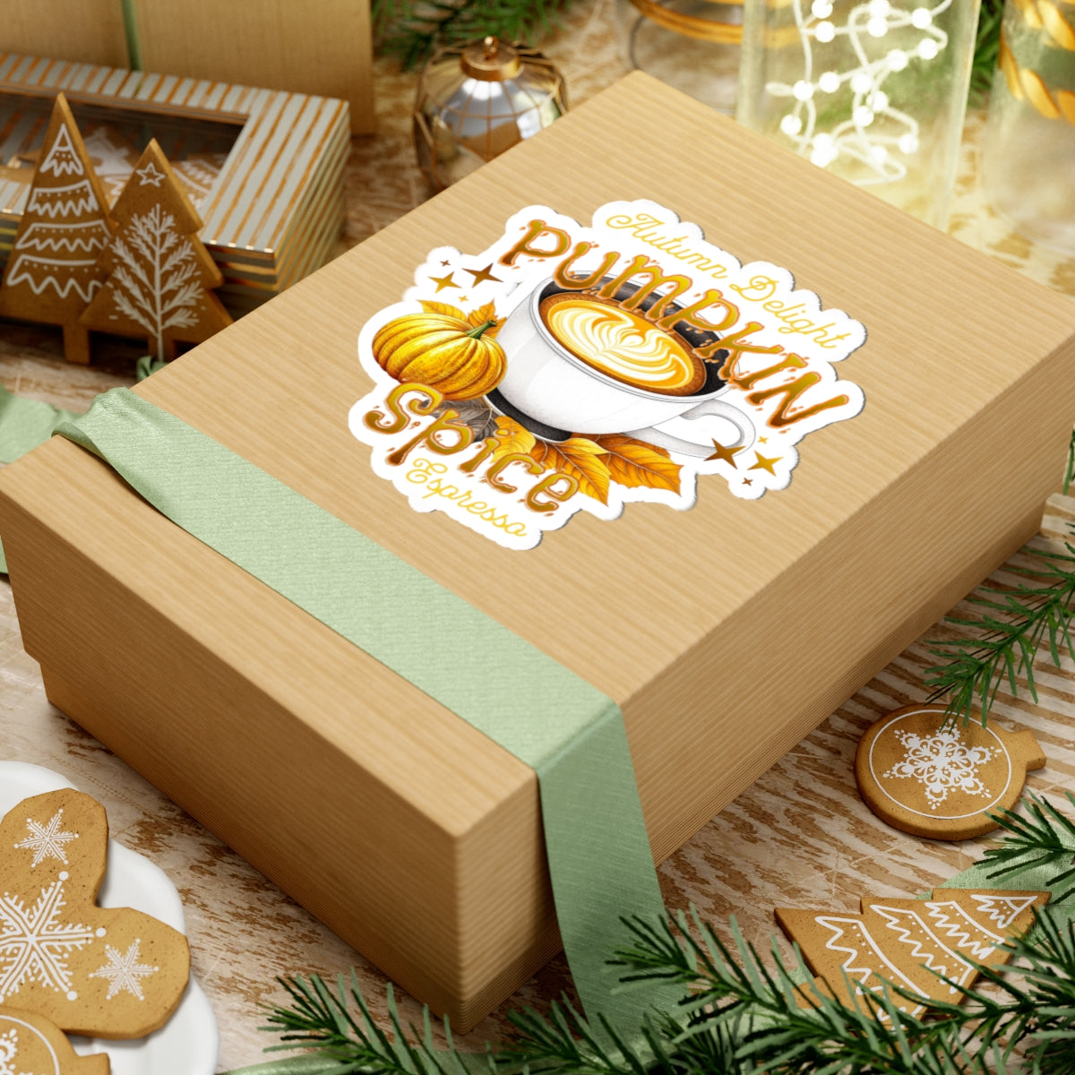 Pumpkin Spice Espresso Latte Sticker