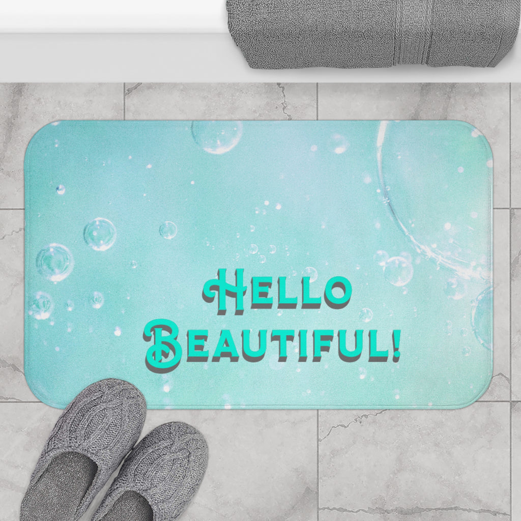 Aqua Bubble Bath Mat