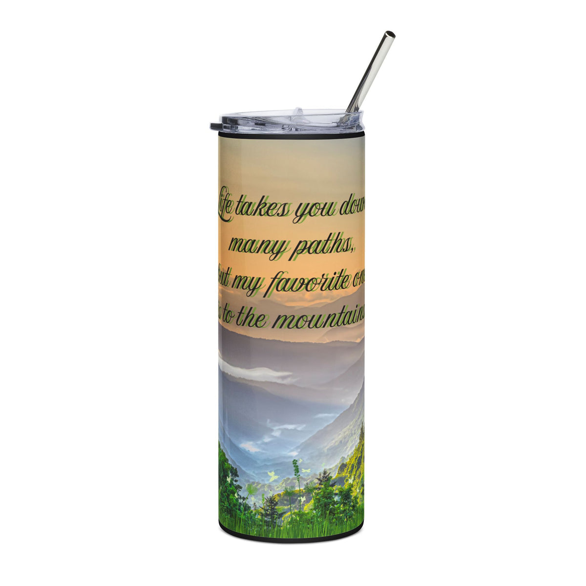 Elk in Mountains Tumbler (20oz.)