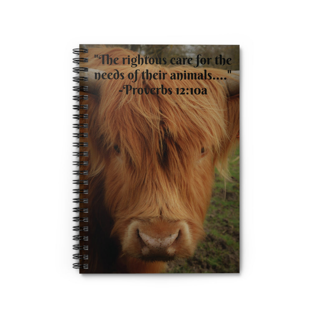 Highland Cow Notebook