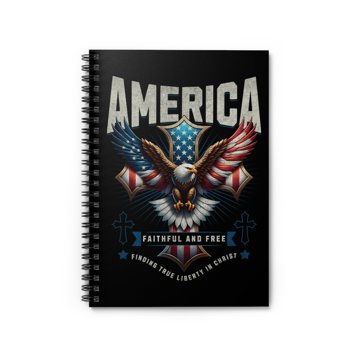 America Eagle Spiral Notebook