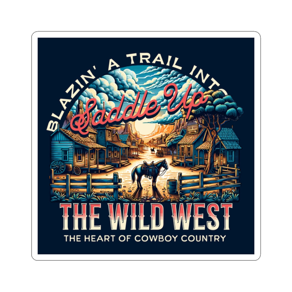 Blazin' A Trail Sticker