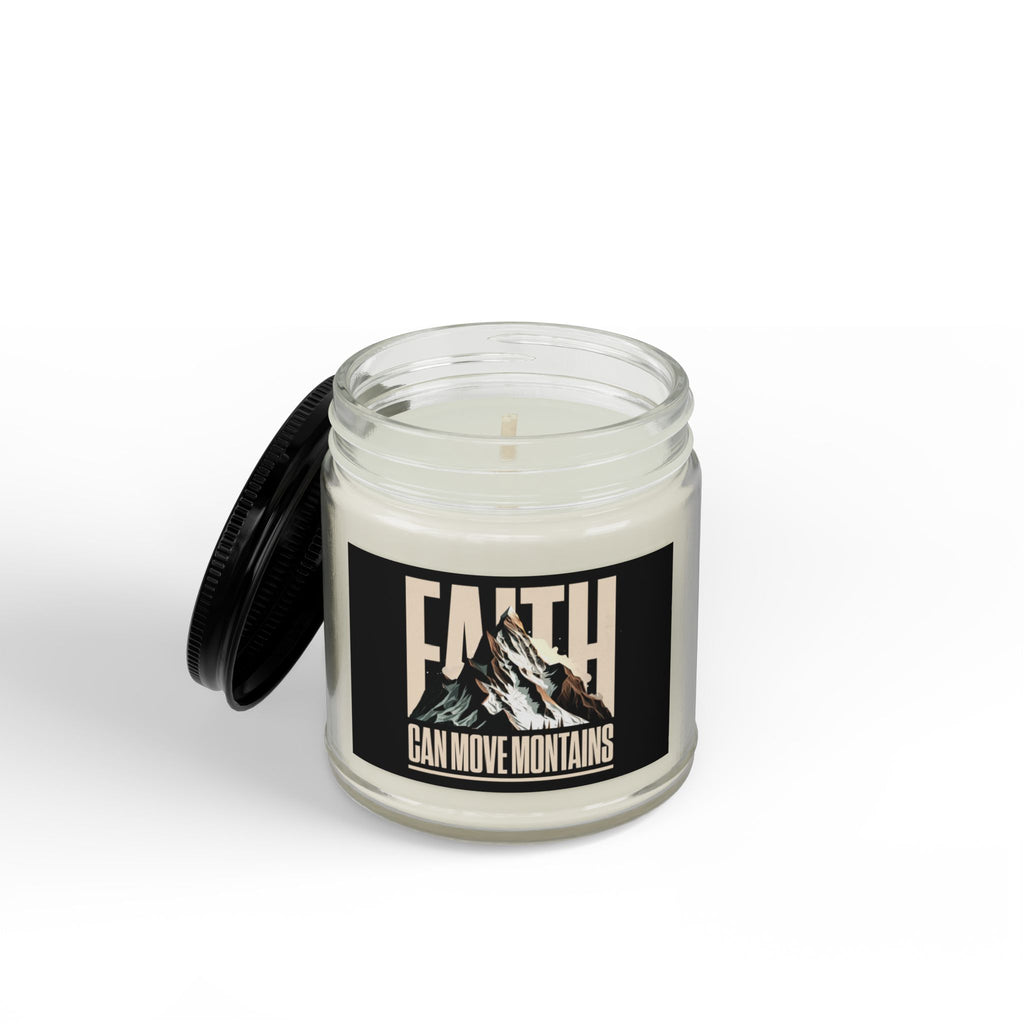 Faith Can Move Mountains Scented Soy Candle (4oz & 9oz)