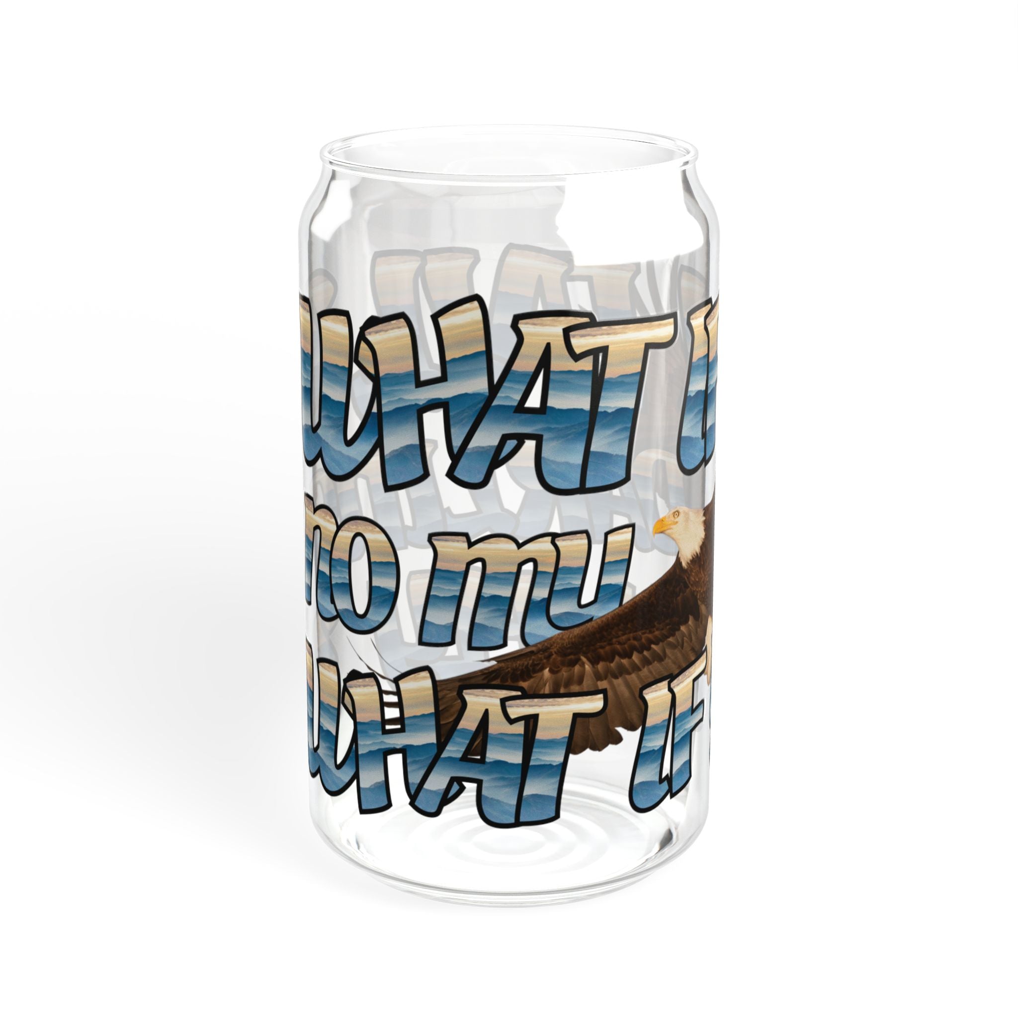 What If I Fall Sipper Glass