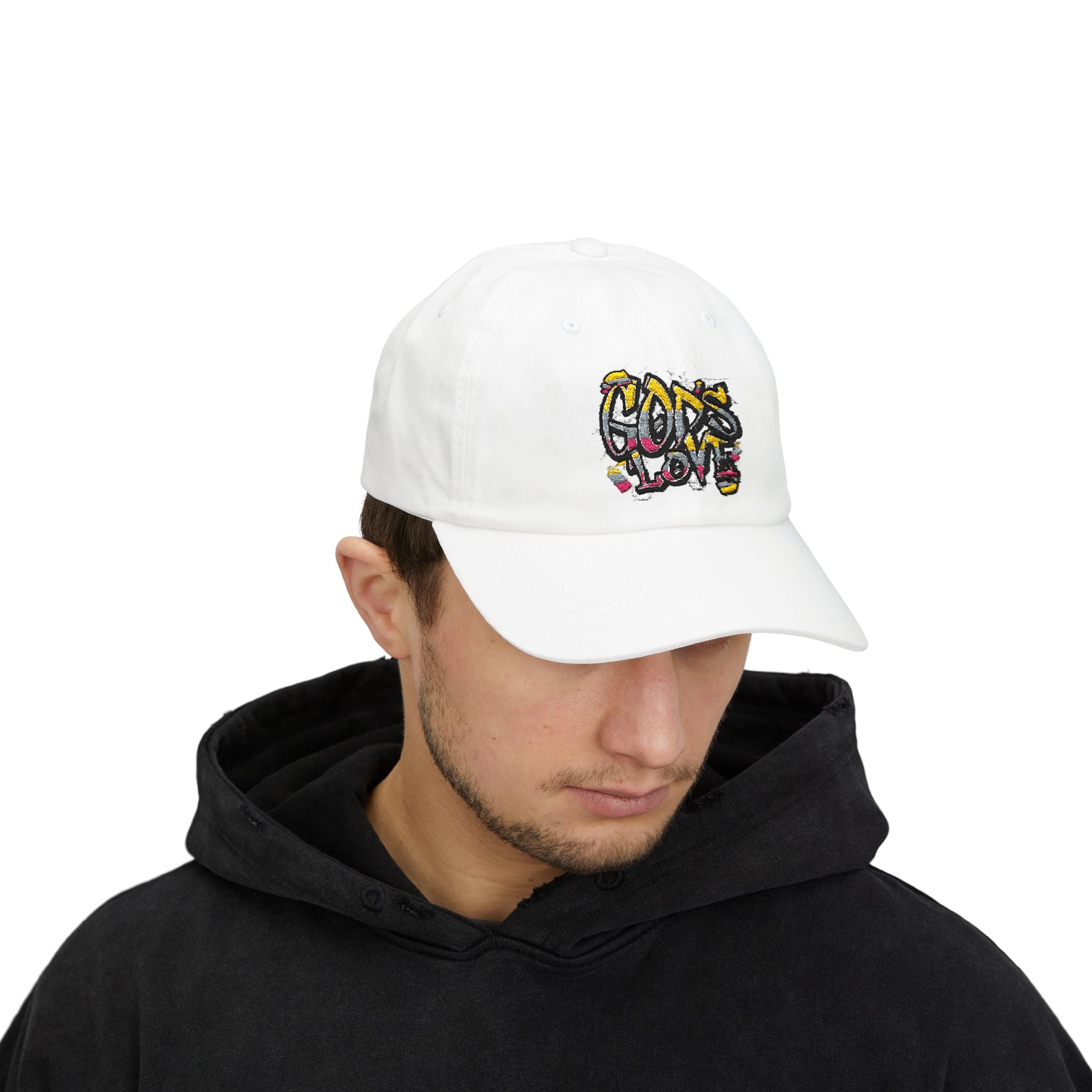 'God's Love' Graffiti Embroidered Baseball Hat