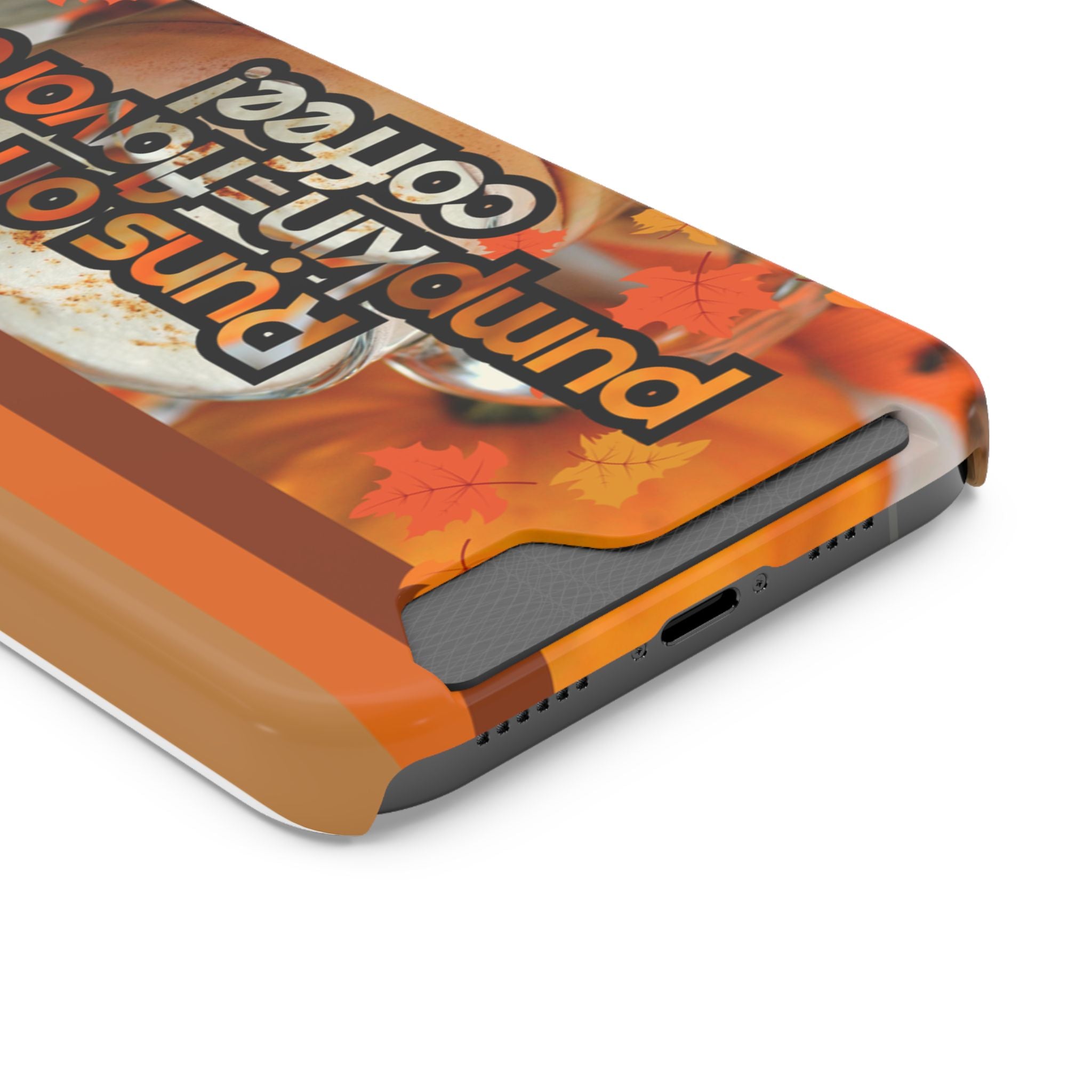 Coffee Phone Case w/Card Holder