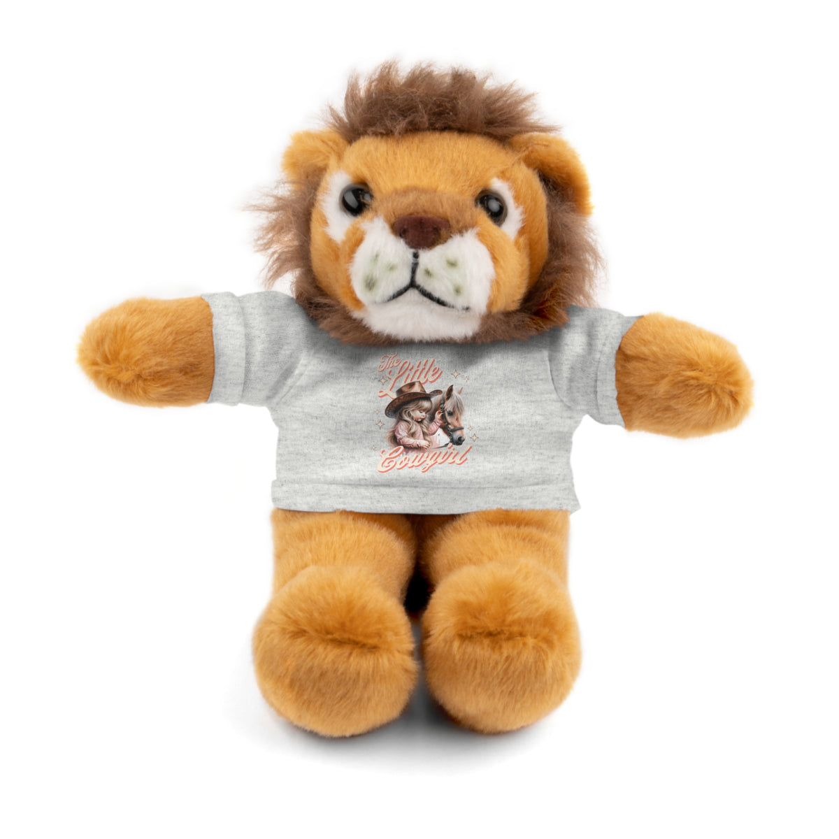 Plush Animal with 'The Little Cowgirl' Tee