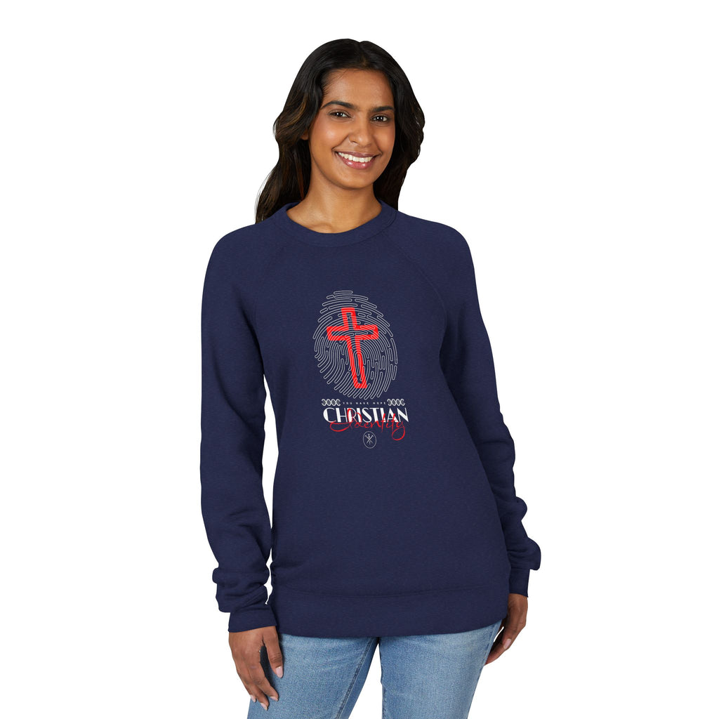 Cross Fingerprint Crewneck