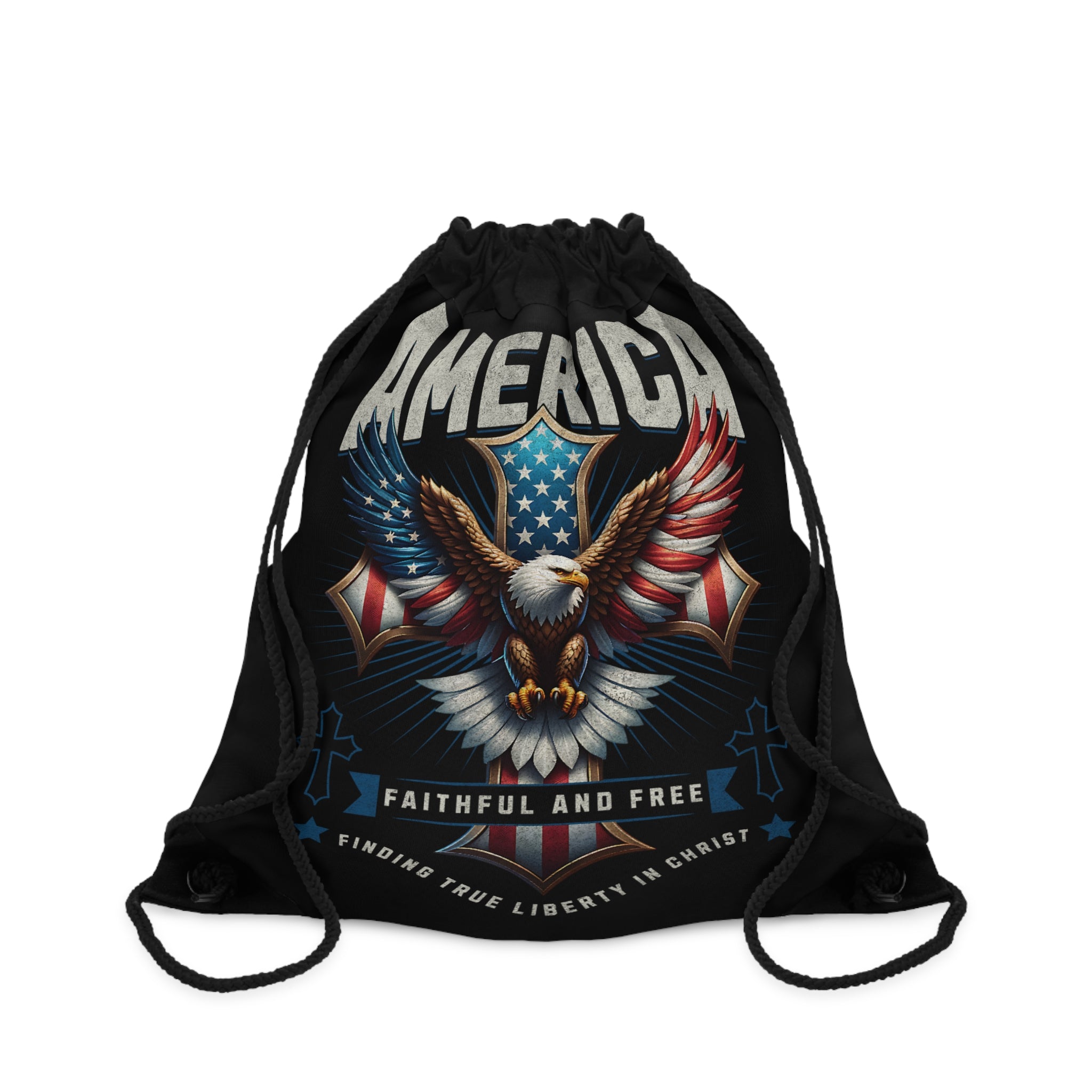 America Eagle Drawstring Bag