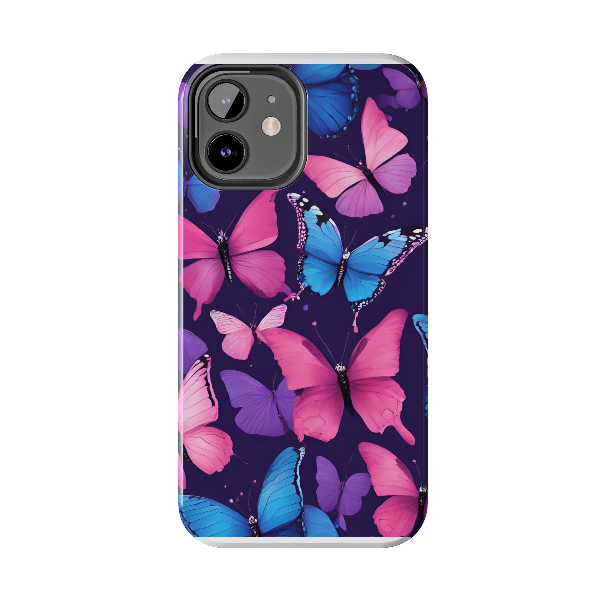 Butterfly Phone Case (Pink,Purple and Blue)