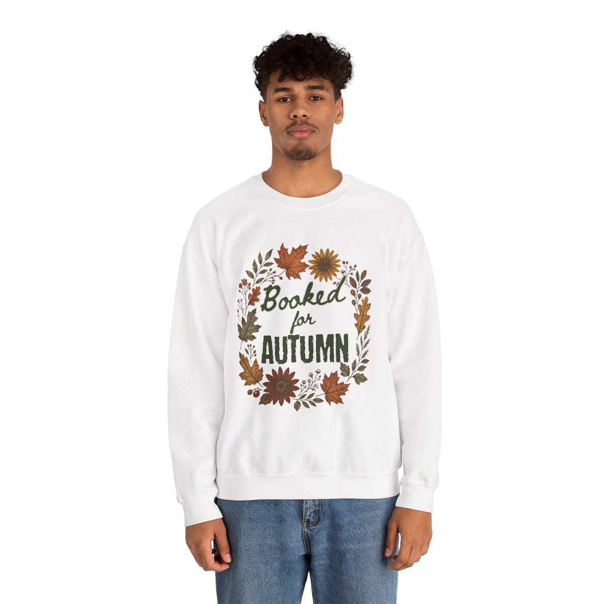 "Booked for Autumn" Crewneck