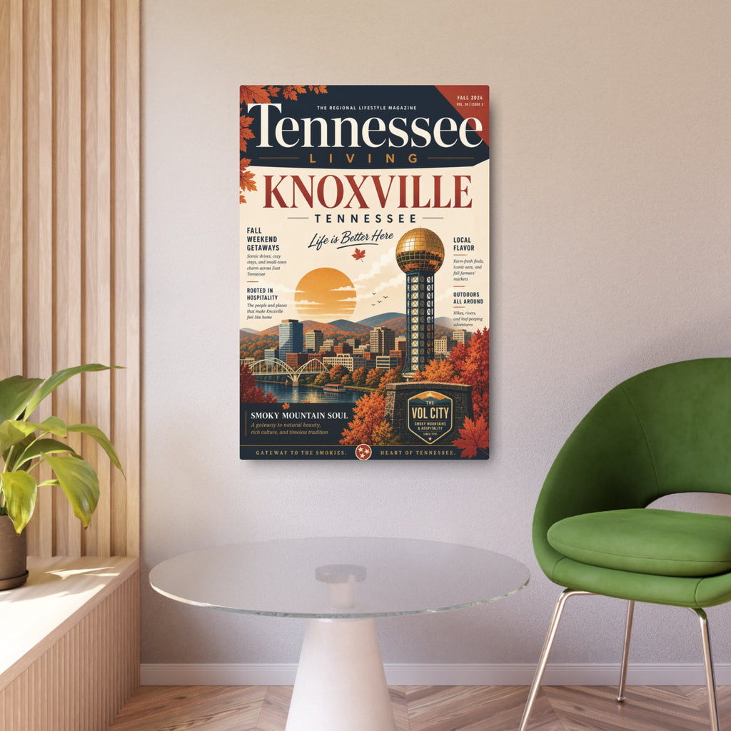 Knoxville Tennessee Metal Art Sign