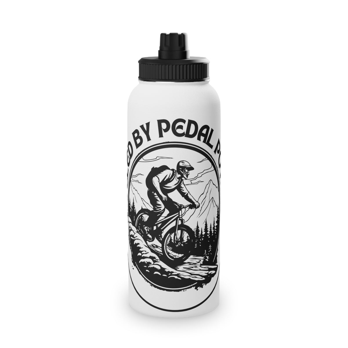 Pedal Power Water Bottle (12oz. 18oz. 32oz.)