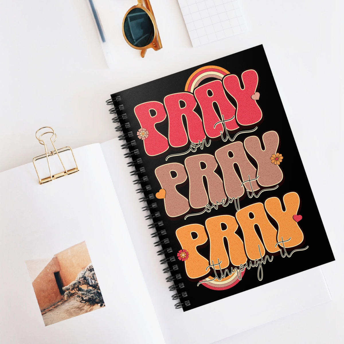 Pray Pray Pray Spiral Notebook