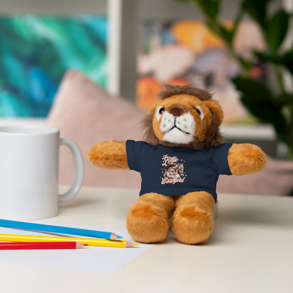 Plush Animal with 'The Little Cowgirl' Tee