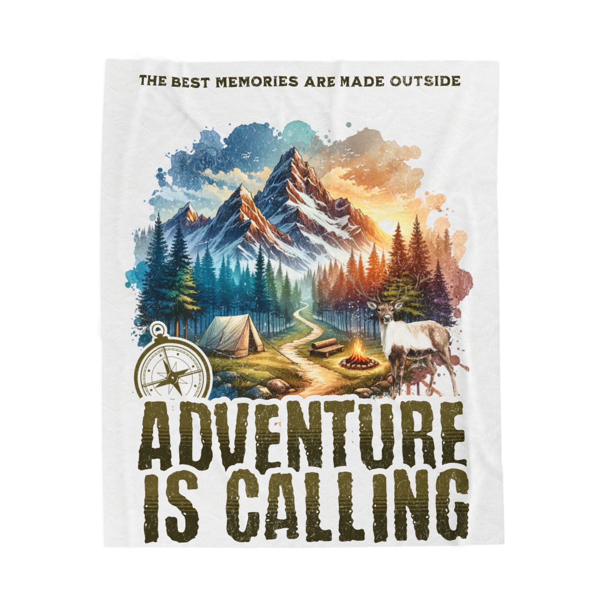'Adventure is Calling' Blanket