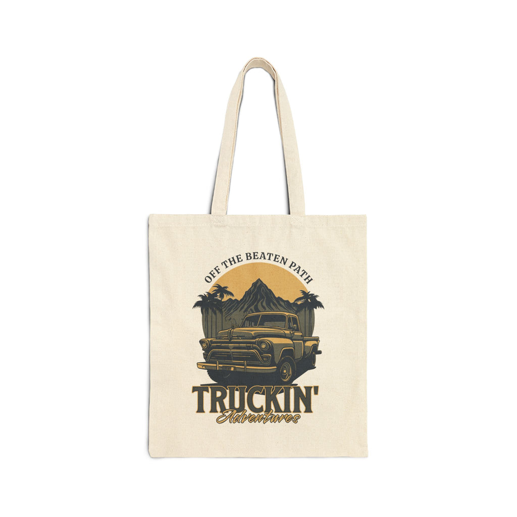 Truckin' Adventures Cotton Tote