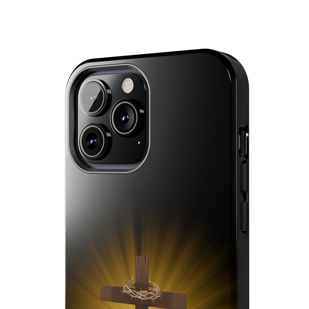 Cross and Crown of Thorns Phone Case