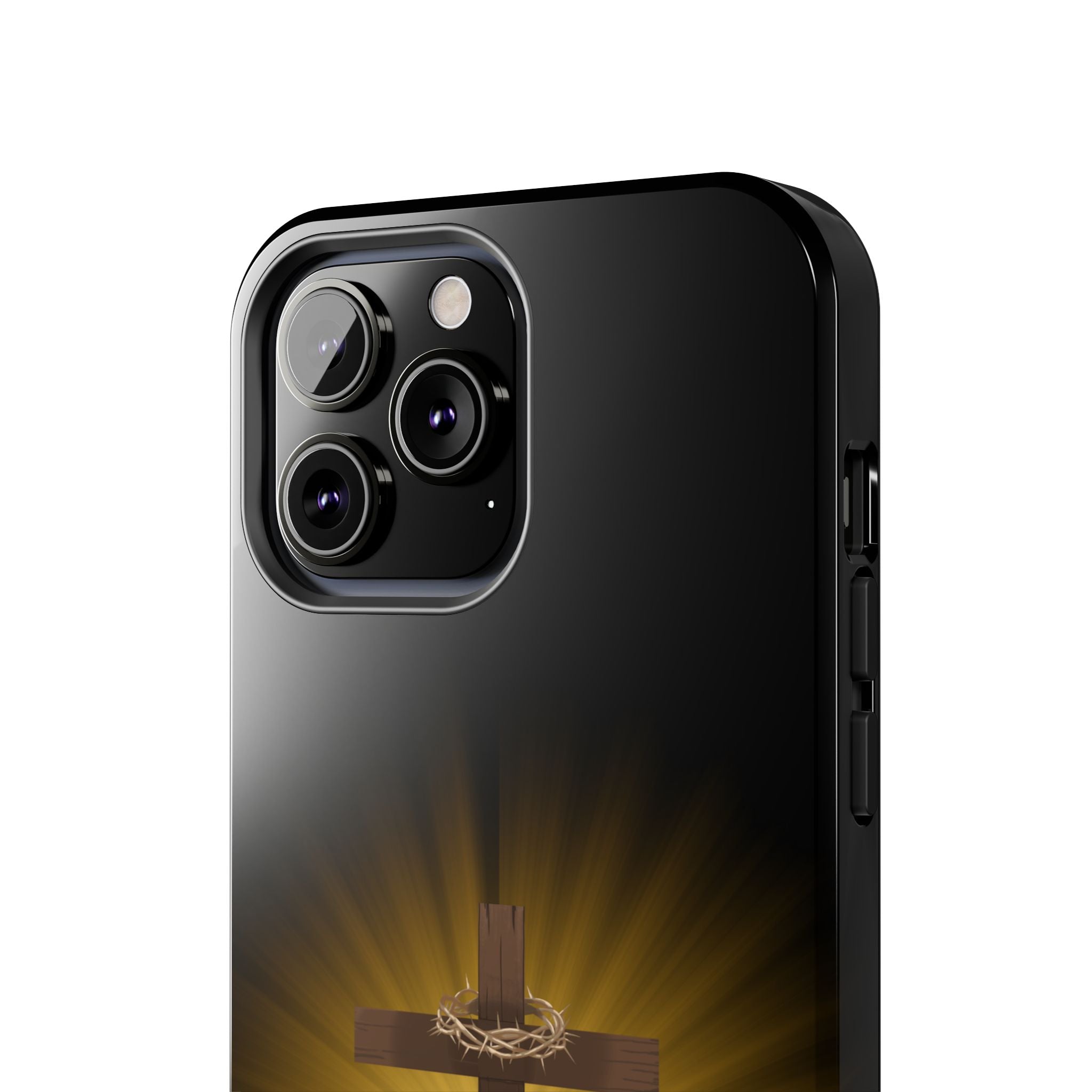 Cross and Crown of Thorns Phone Case