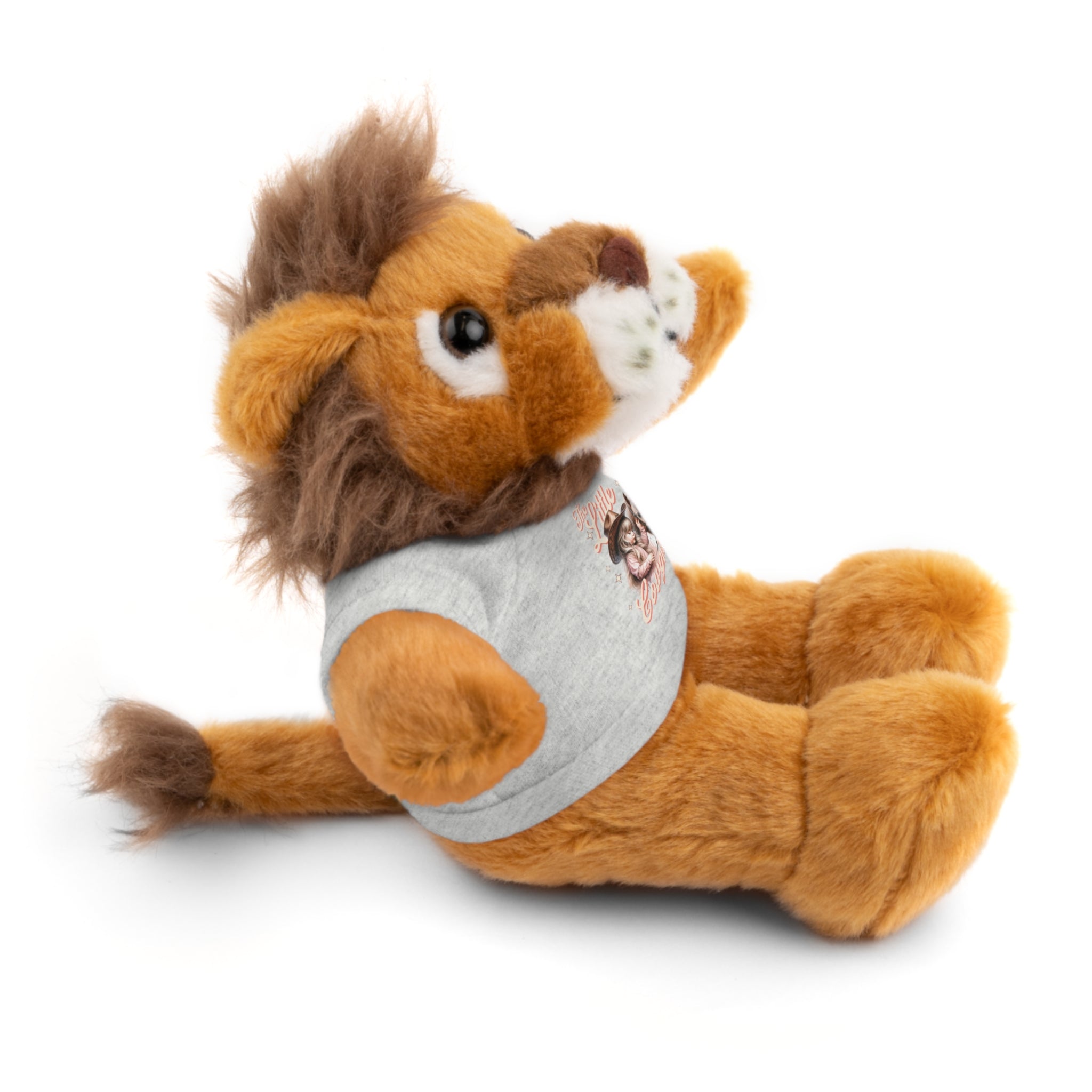 Plush Animal with 'The Little Cowgirl' Tee