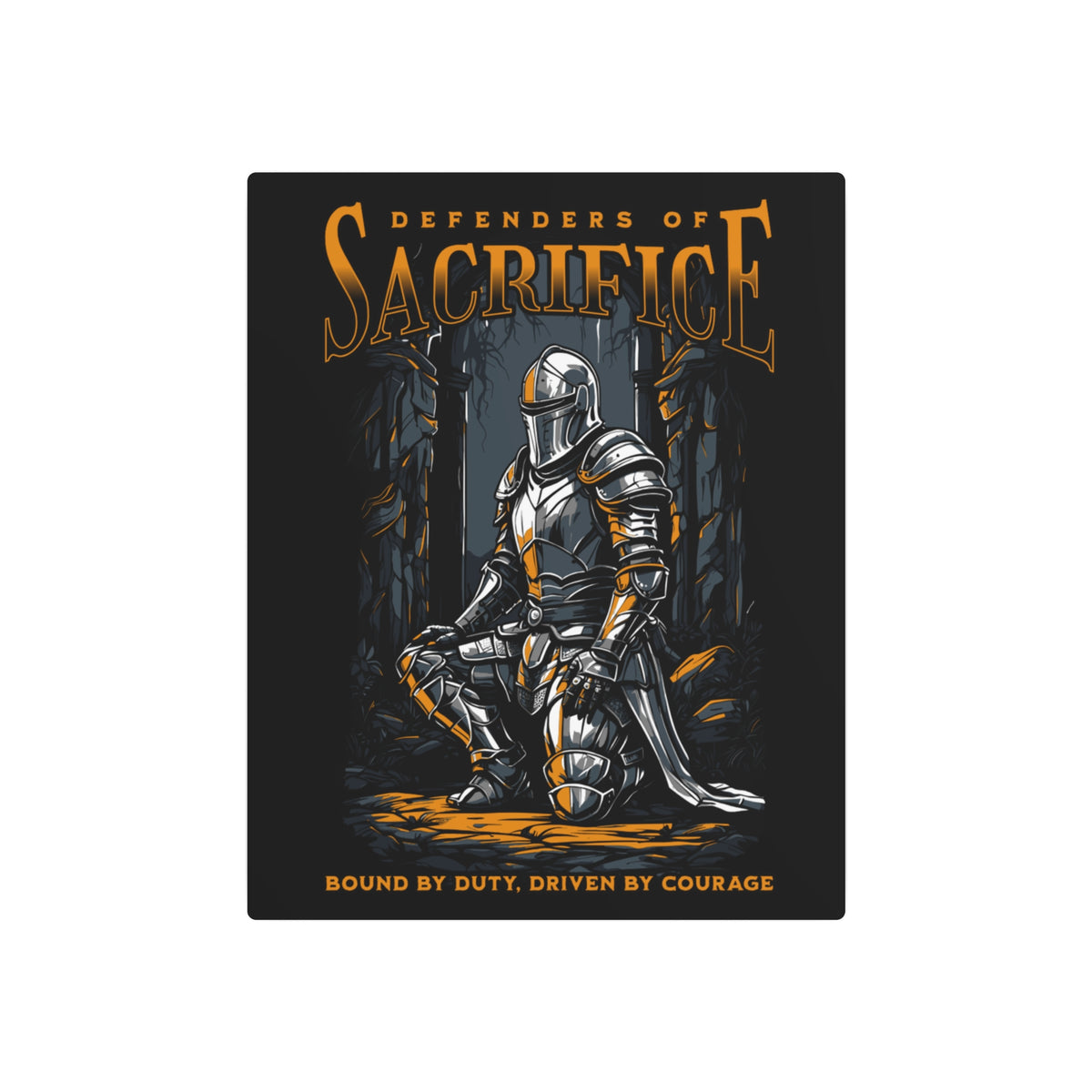 "Defenders of Sacrifice" Knight Wall Art