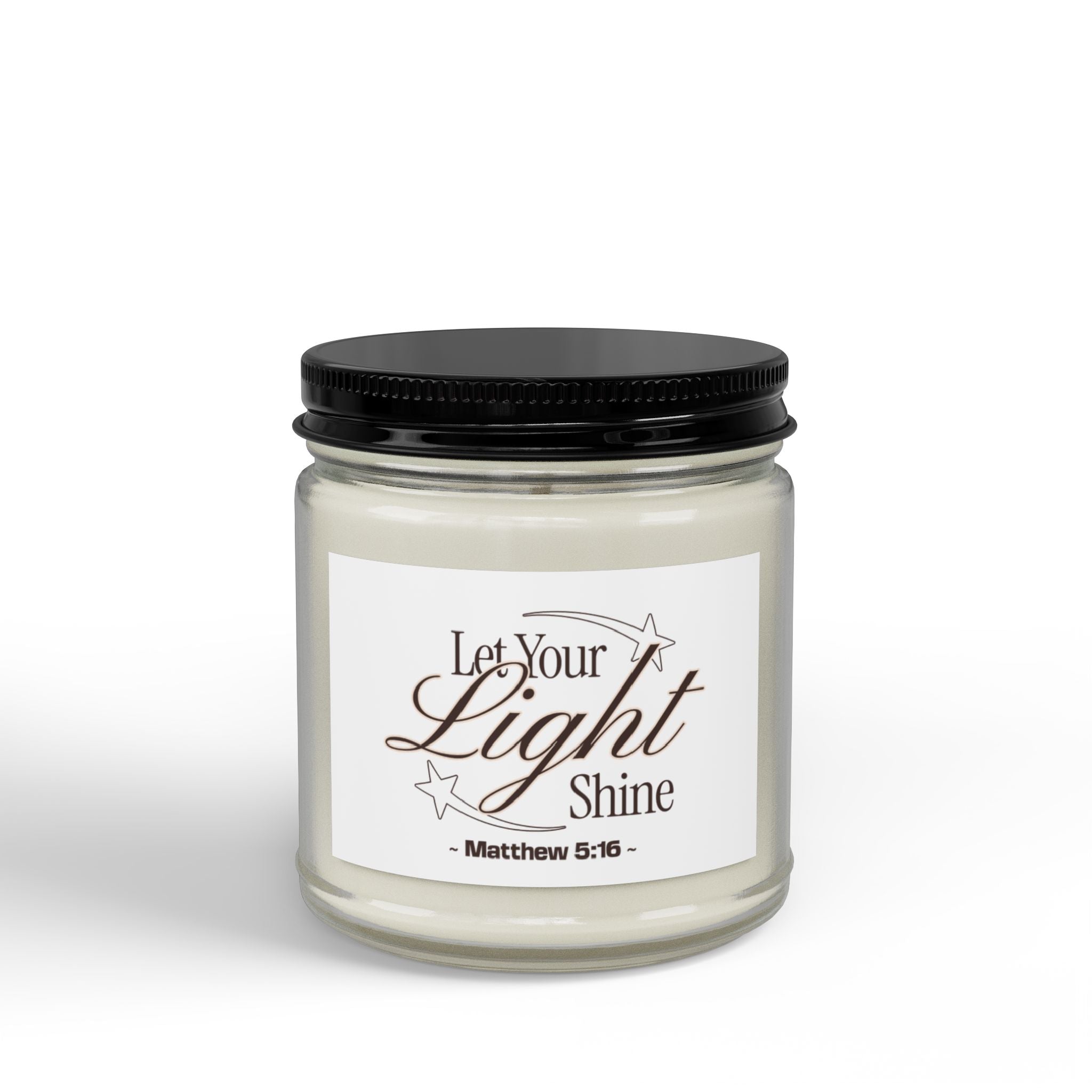 Let Your Light Shine Soy Candle (4oz & 9oz) (Matthew 5:16)