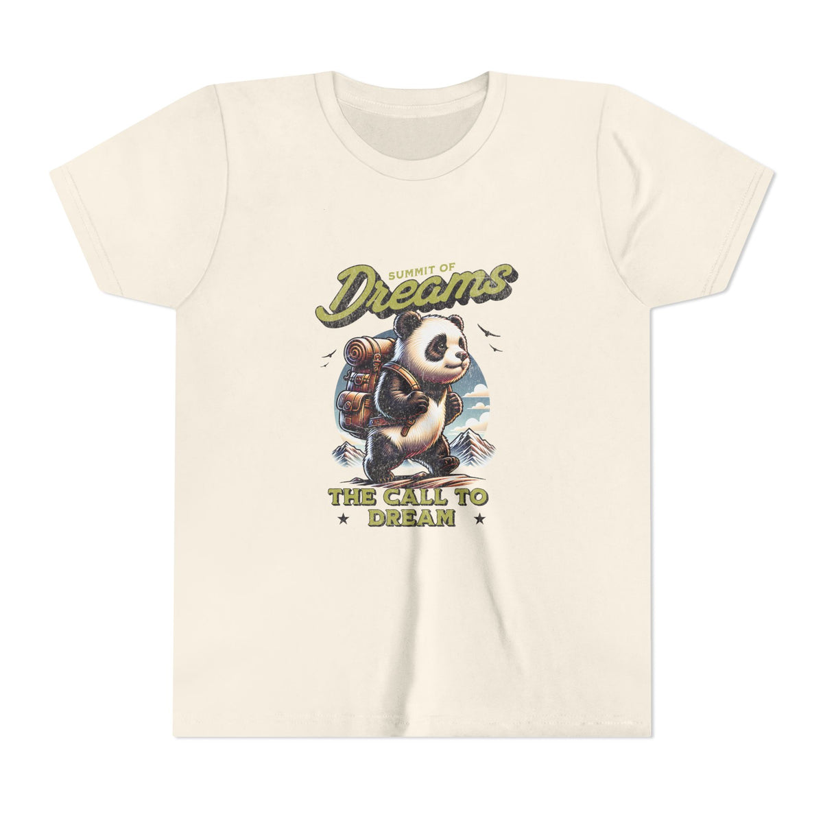 'Follow Your Dreams' Panda Youth T-Shirt