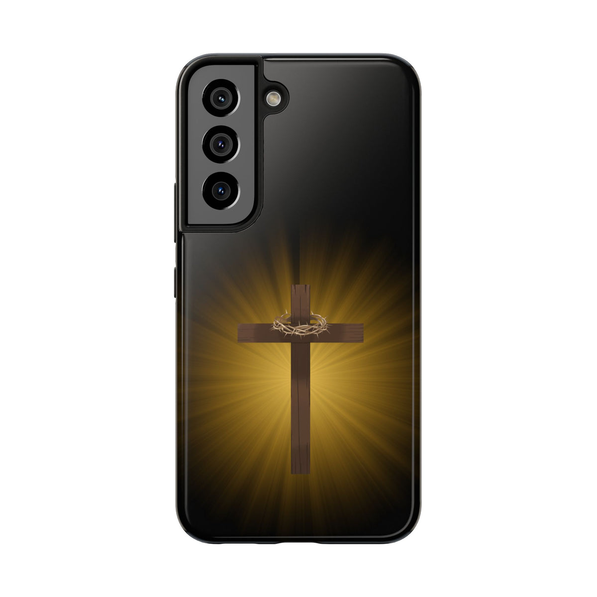 Cross and Crown of Thorns Phone Case