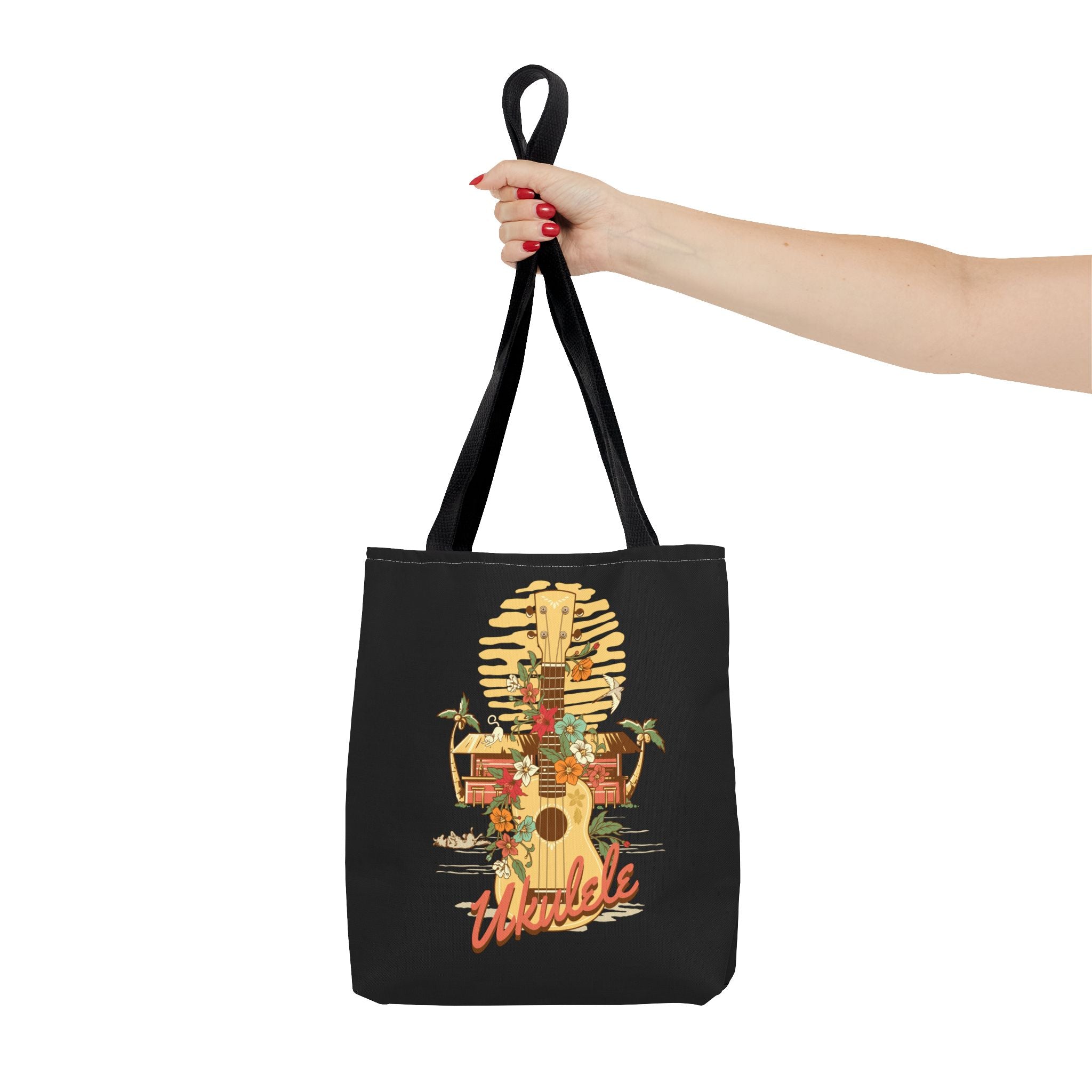 Ukulele Retro Tote Bag