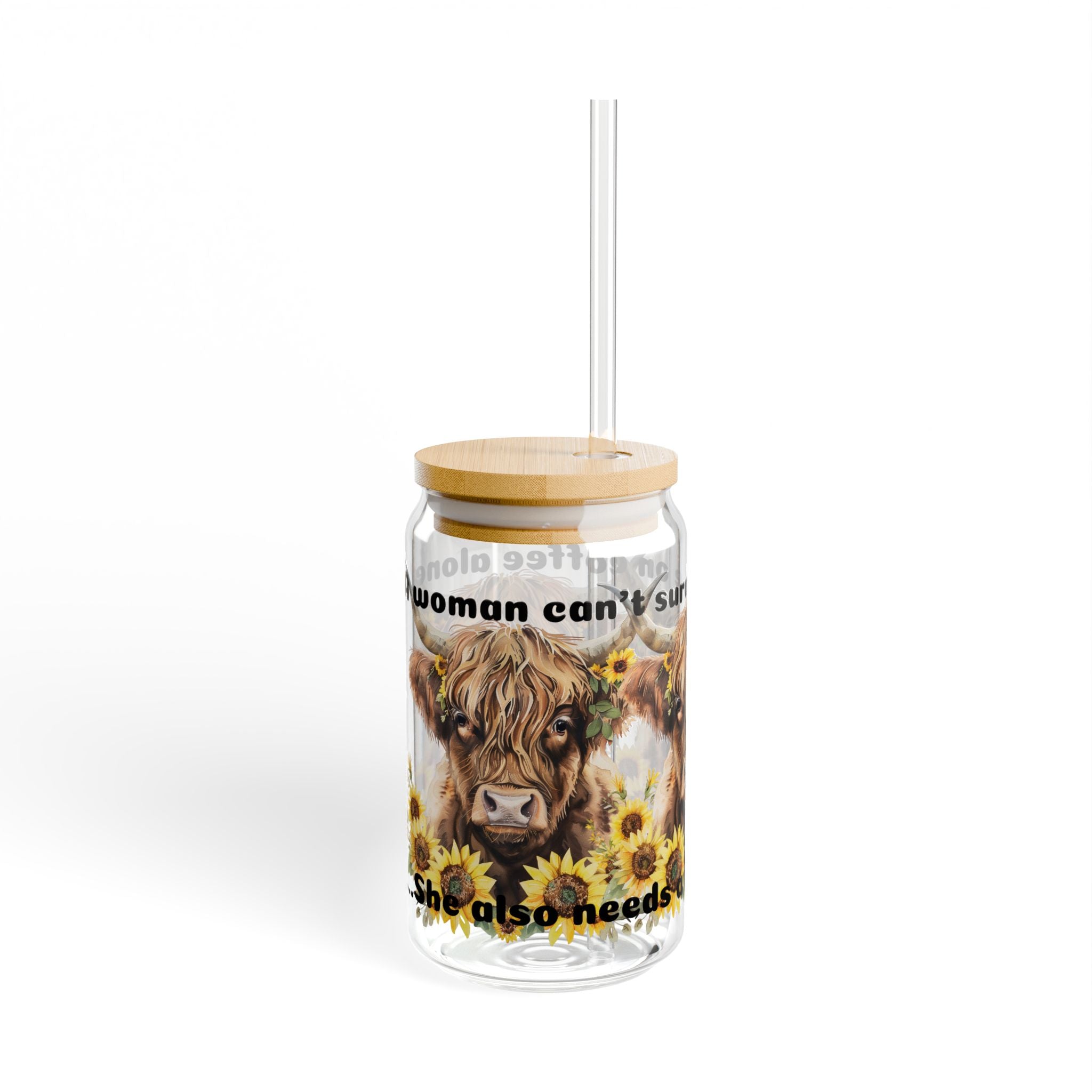 Scottish Highlander Sipper Glass