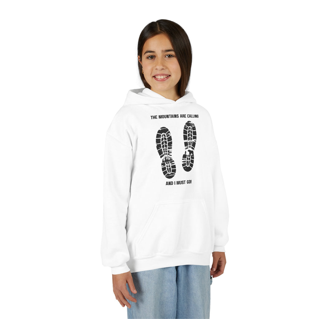 "The Mountains Are Calling" Youth Hoodie