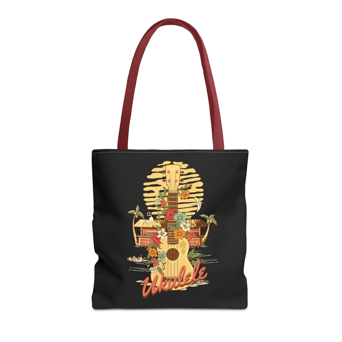 Ukulele Retro Tote Bag