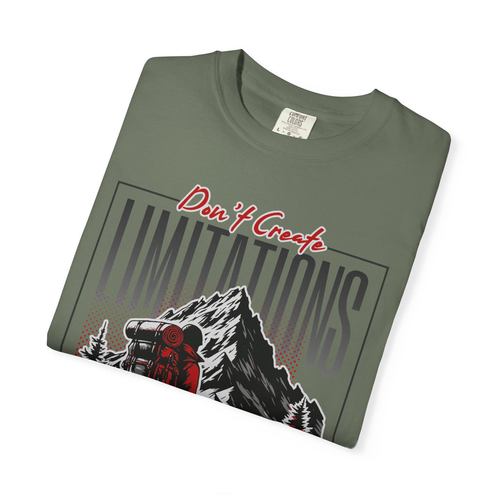 "Don't Create Limitations" Adventure T-Shirt