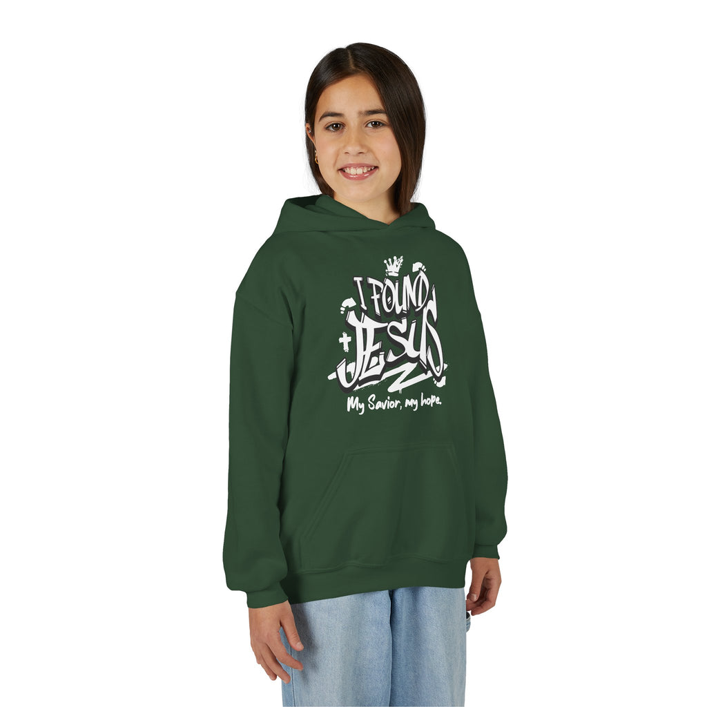 "I Found Jesus" Youth Hoodie