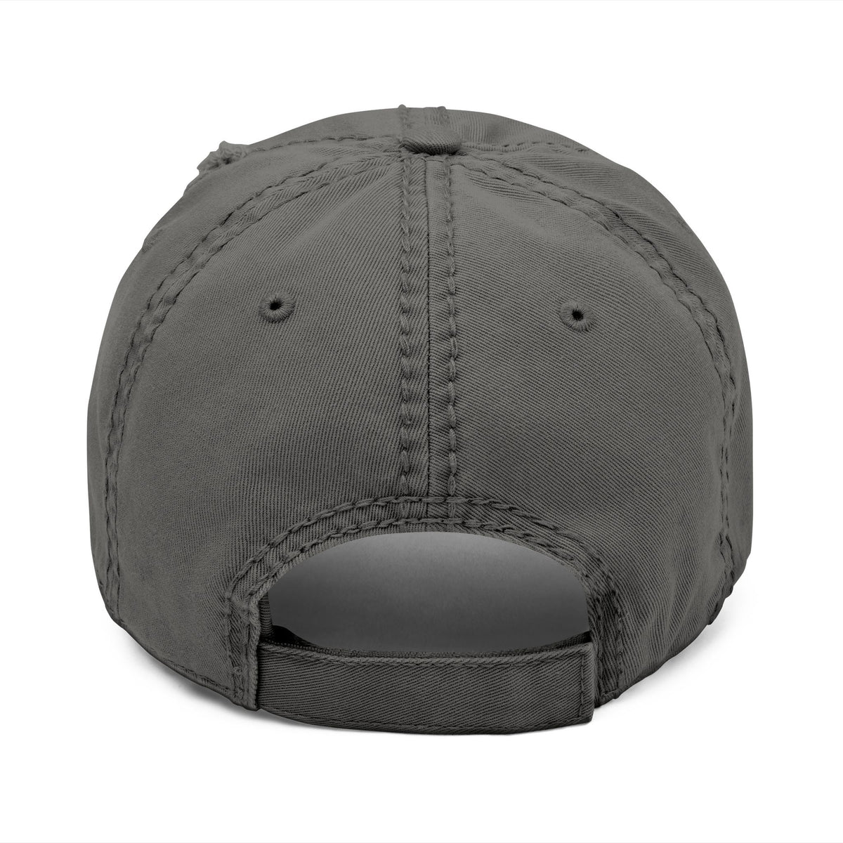 Coffee Distressed Embroidered Hat