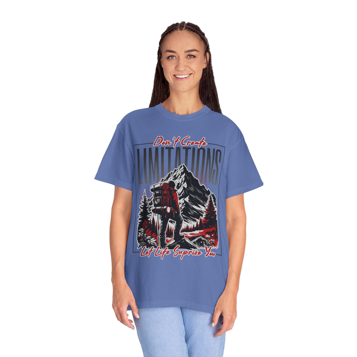 "Don't Create Limitations" Adventure T-Shirt