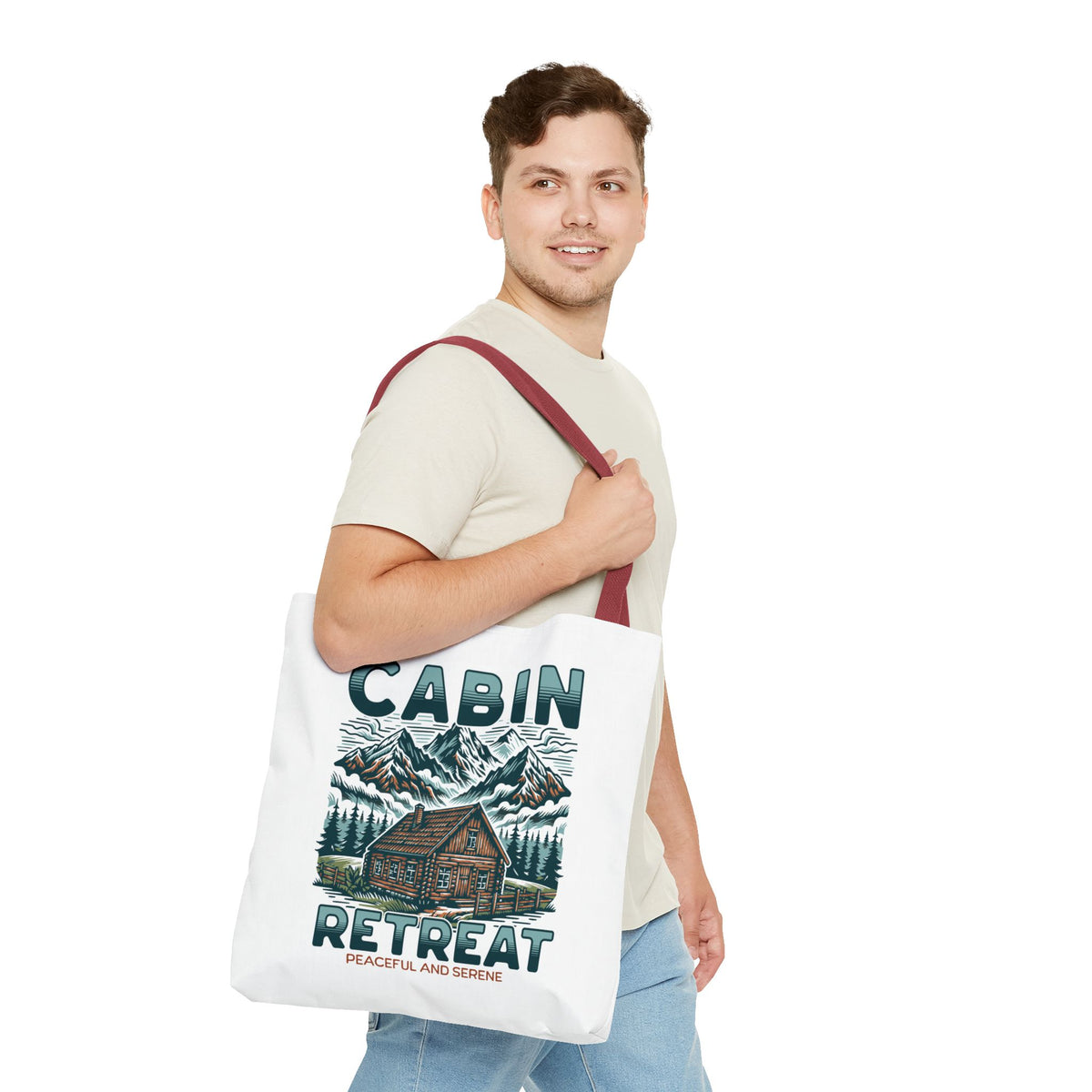 Cabin Retreat Tote Bag