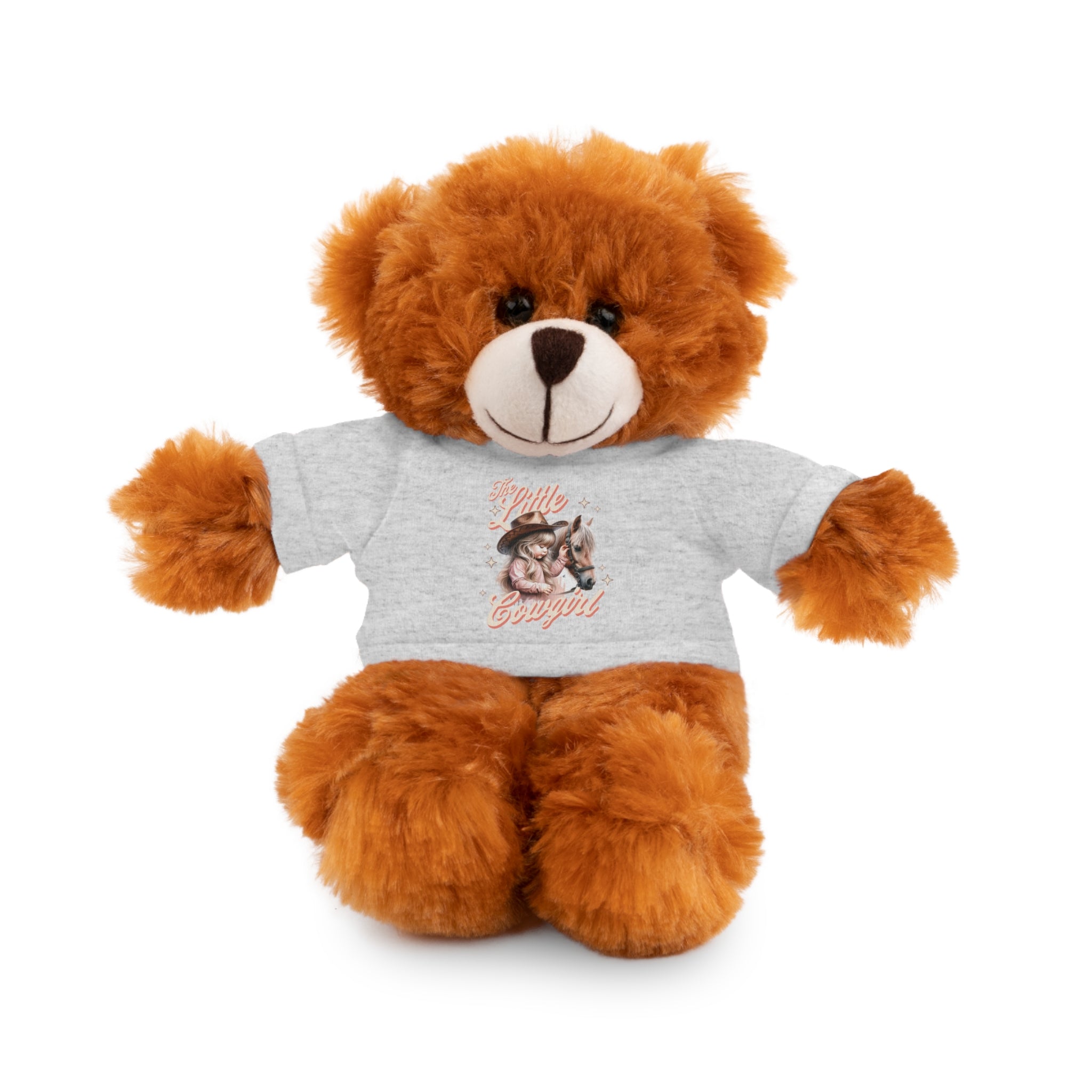 Plush Animal with 'The Little Cowgirl' Tee