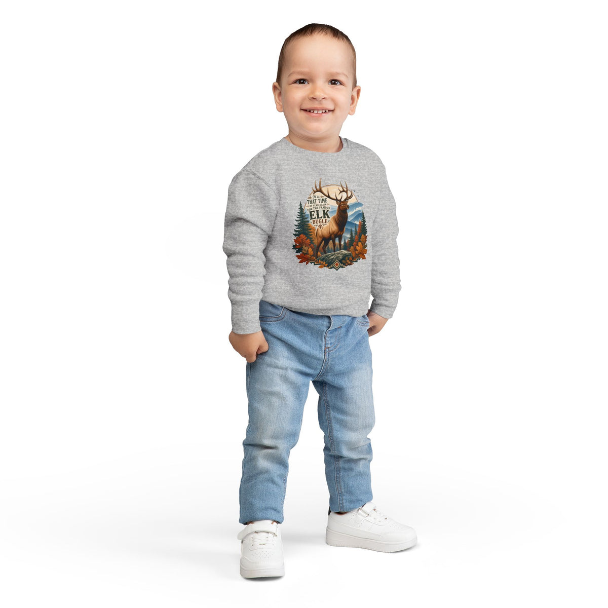Elk Bugle Toddler Crewneck