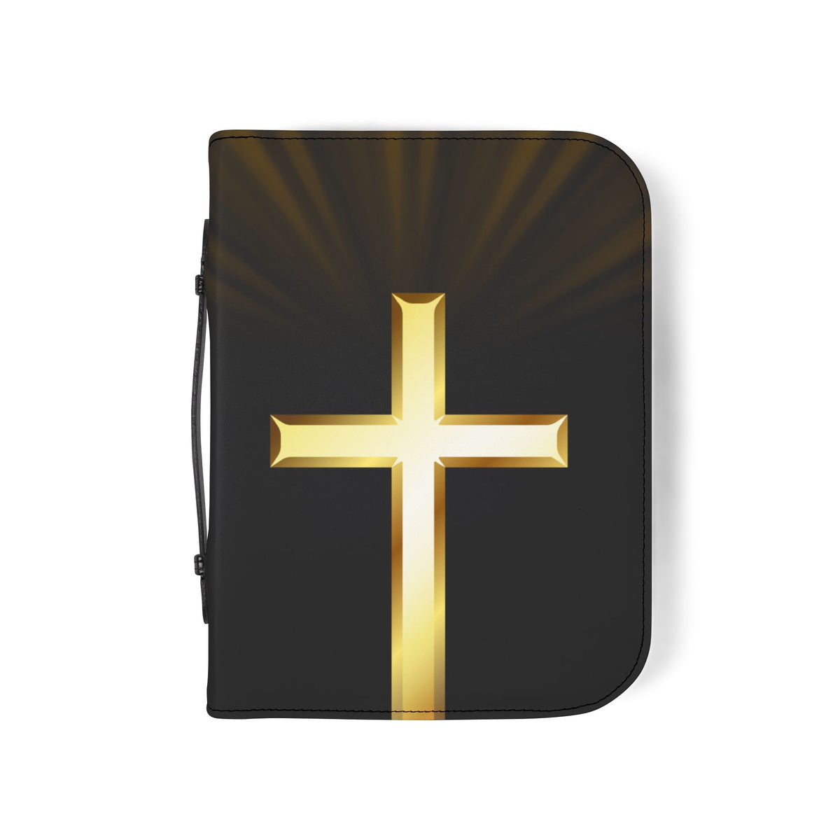 Gold Cross & Crown Bible Cover