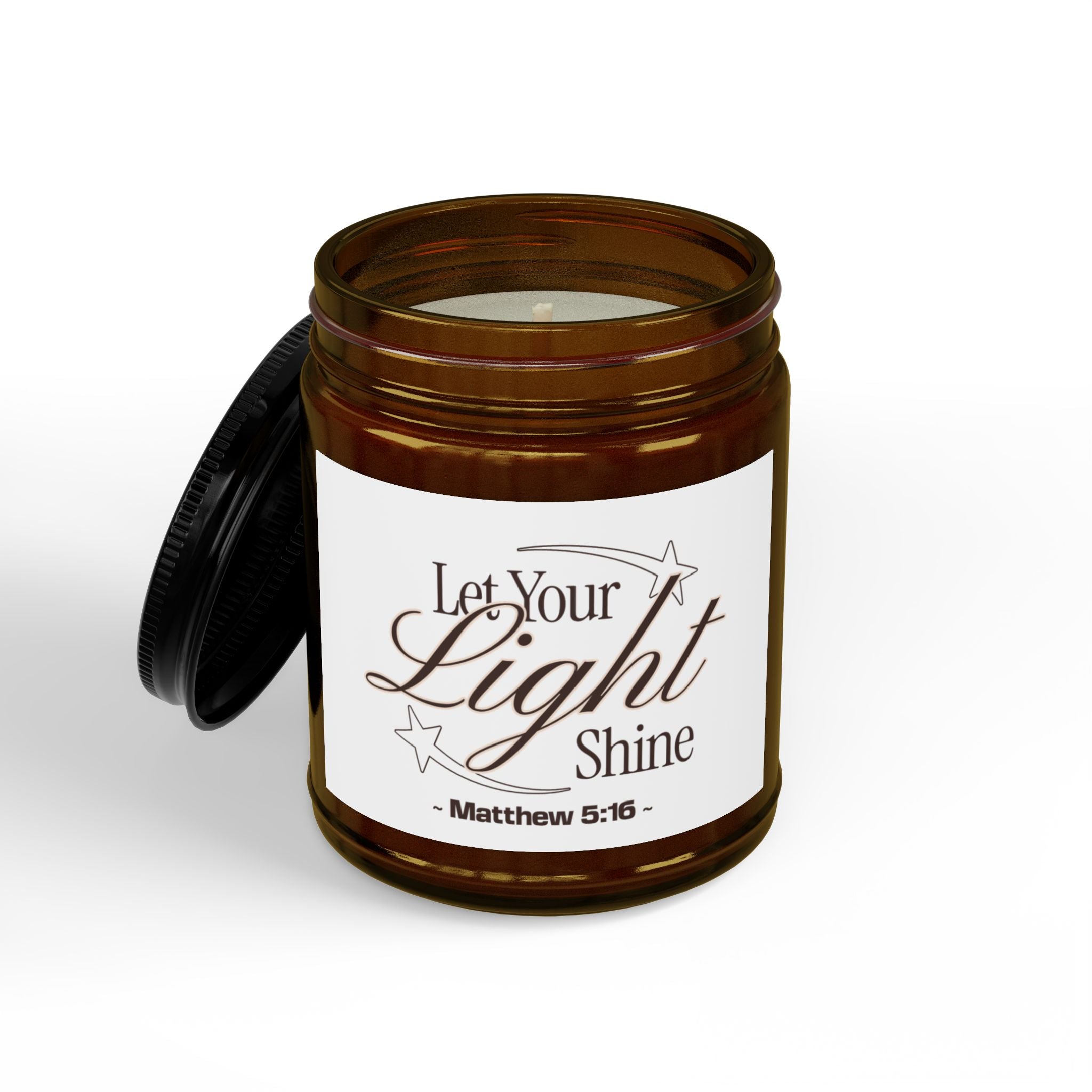 Let Your Light Shine Soy Candle (4oz & 9oz) (Matthew 5:16)