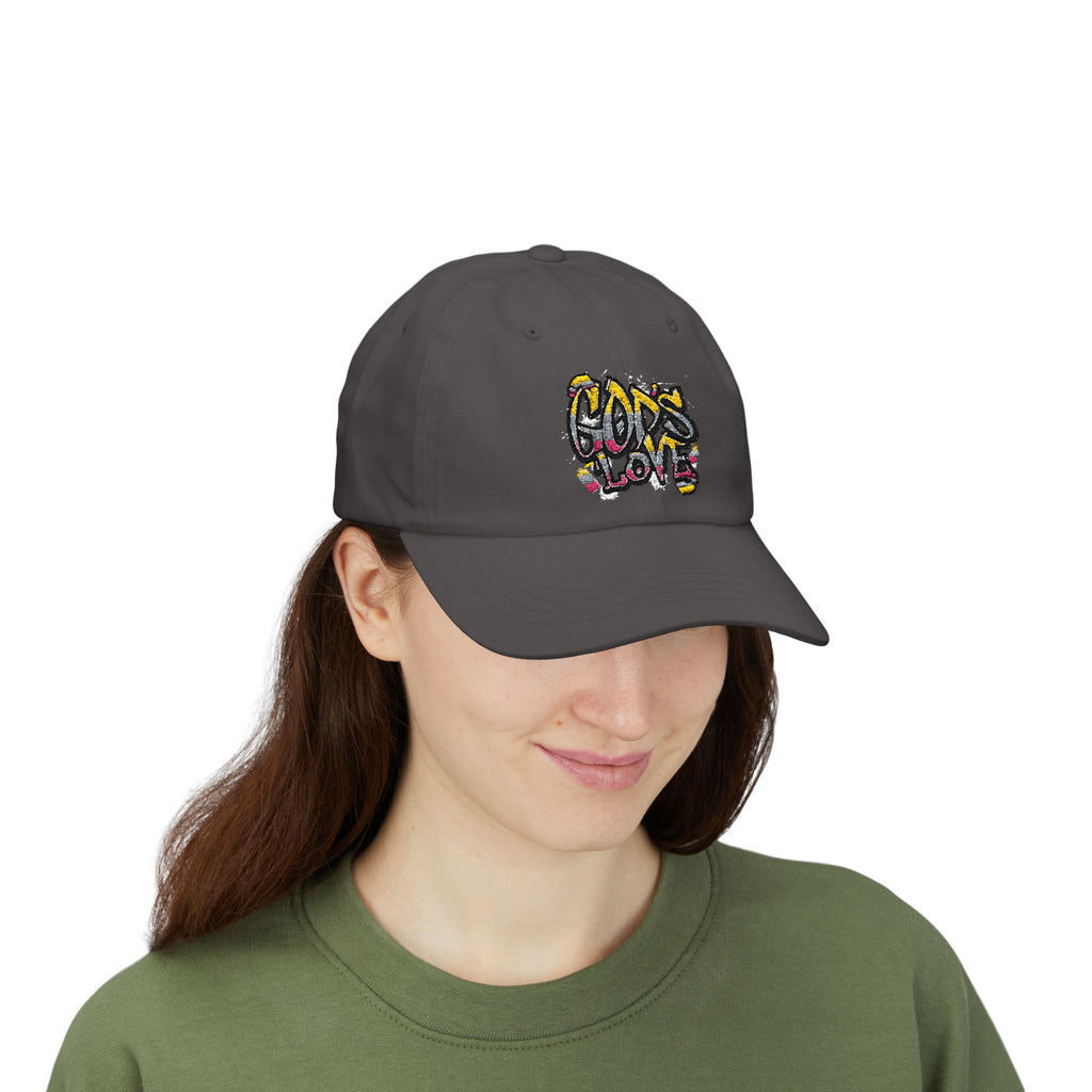 'God's Love' Graffiti Embroidered Baseball Hat
