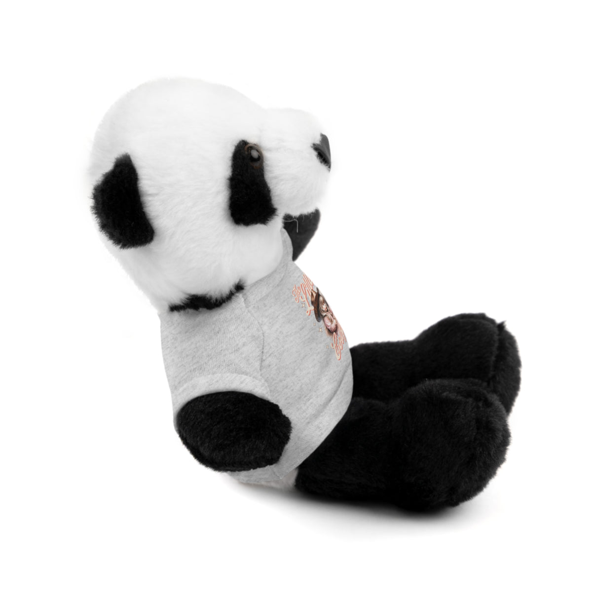 Plush Animal with 'The Little Cowgirl' Tee